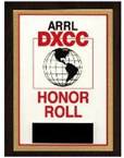 DXCC Honor Roll Plaque