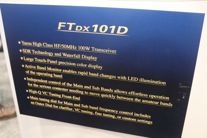 FTdx101D - cateva caracteristici de baza