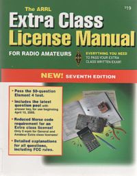 THE ARRL EXTRA CLASS LICENSE MANUAL