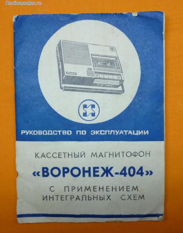 Carte tehnica VORONEJ 404 URSS
